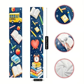 1 pár Iskolakezdési Ajtódekoráció –  Dekor Panel Szett – 180 × 30 cm NG3033580
