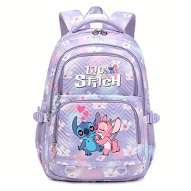 Disney Stitch Ergonomikus Hátizsák – Lila, Nagy Kapacitású  TU2471073-L
