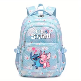 Disney Stitch Ergonomikus Hátizsák – Világoskék, Nagy Kapacitású  TU2471073-V