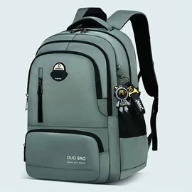 DUO BAO Nagy Kapacitású Többzsebes Hátizsák - Military Zöld WW2793630-M