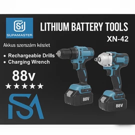 SUPAMASTER Akkumulátoros szerszámkészlet – 88V XN-42