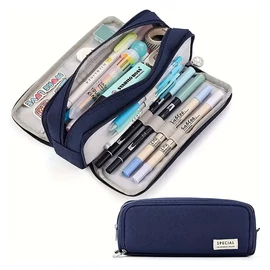 Divatos Többrétegű Dupla rekeszes Tolltartó DK1514948