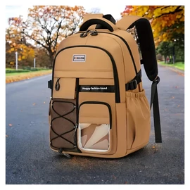 2025 diák unisex hátizsák sötétbarna QQ1593288-SB