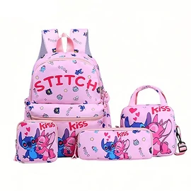 Disney Stitch 4 részes hátizsák szett – Pink QK2644948-P