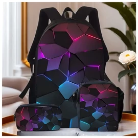 3 részes iskolatáska szett – geometrikus mintával GC4223370