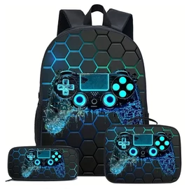 3 részes NEON GAMER játékos hátizsák szett –  PY2218638