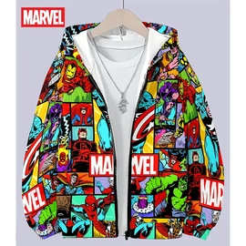 Marvel fiúk divatos 3D nyomtatott kapucnis pulóver – UY3981663 