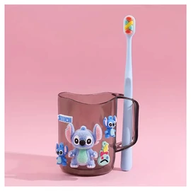 Disney Stitch & Angel műanyag fogkefe és pohár szett – KÉK MM1969792-K