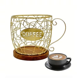 Kávékapszulatartó – arany színű, fedél nélkül, RP1387967-A