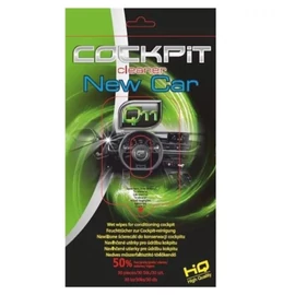 Q11 műszerfalápoló és tisztító kendő – Új autó illattal, matt hatás – 30 db-os csomag 19221