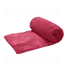 Sötétrózsaszín plüss pléd – SP-SR150 – 150×200 cm 