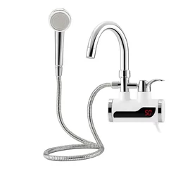 Elektromos azonnali vízmelegítős csaptelep zuhanyfejjel és tömlővel KL25-126