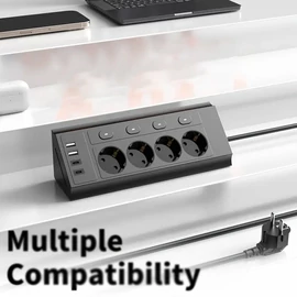 8 az 1-ben asztali elosztó USB és Type-C portokkal LW4800477