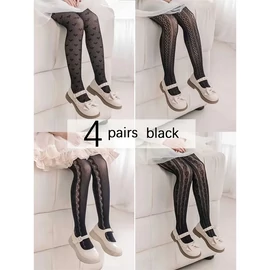 4 pár csipkés leggings/harisnya lányoknak BH6225745-B2