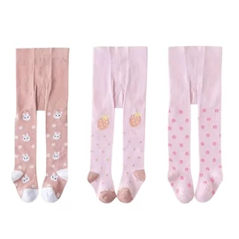 Mintás lány harisnya | 3 pár QE5550199-4