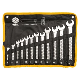 Vorel Csillag-villáskulcs készlet CrV – 12 darabos, 6–22 mm TO-51710