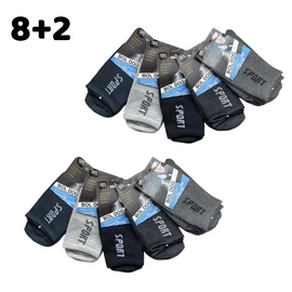 8+2 Férfi sport zokni 43-47 400345-3