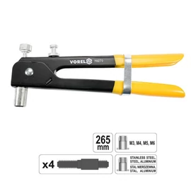 Vorel kézi szegecsanya-szerelő M3–M6 TO-70270