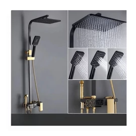 Zuhanyszett fekete színben – DJ1703194