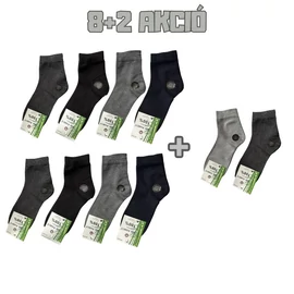 8+2 Férfi Zokni 39-42 mp3006-3