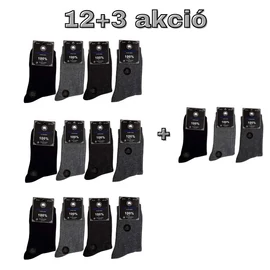 12+3 pár Férfi öltöny zokni  43-46 MP1002-8