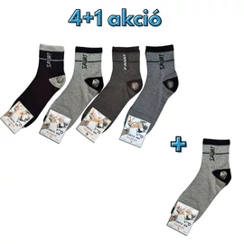 4+1 Férfi sport zokni 43-46 MP3007-4