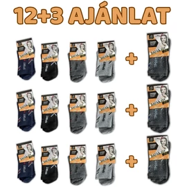 12+3 Női sport zokni 35-37 RFW-006-2