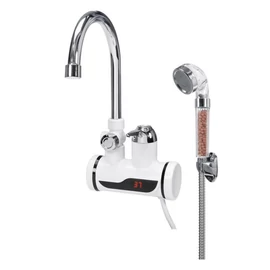 KATLA-4 falra szerelhető csaptelep vízmelegítéssel és zuhanykészlettel — 3 kW TO-75924