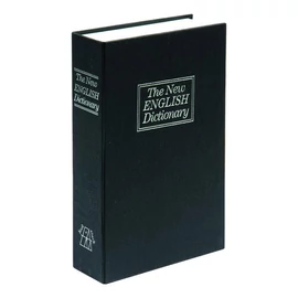 Vorel Könyv formájú Széf –  240 × 155 × 55 mm, fekete TO-78633