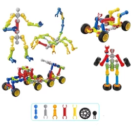 132 db STEM építőjáték gyerekeknek 3 éves kortól KC5436613