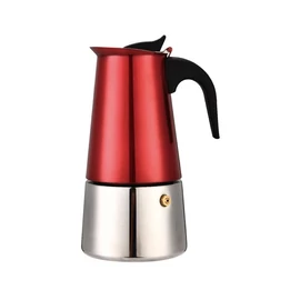 Perfect Home Metal Red 6 személyes kotyogós kávéfőző  16665