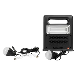 CCLamp napelemes hordozható lámpa Bluetooth hangszóróval és rádióval 30W CL-22