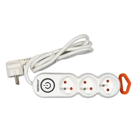 Elosztó 1,5m 3 aljzattal, kapcsolóval TO-72350