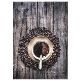 Konyhai Szőnyeg Kávé Mintával 80x150cm 