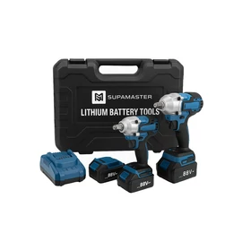SUPAMASTER akkumulátoros ütvecsavarozó készlet – 88V SM-1022
