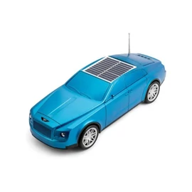 Autó formájú Bluetooth hangszóró – napelemes töltéssel és RGB világítással HF-F98