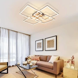 Modern LED mennyezeti lámpa ezüst kerettel TN1678354-E