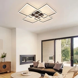 Modern LED mennyezeti lámpa fekete kerettel TN1678354-F