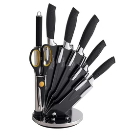 Royalty Line 8 Részes Késkészlet Élezővel és Ollóval, RL-BLK8-W