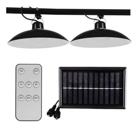 2x napelemes függőlámpa – kültéri LED csillár szett LEDCS1
