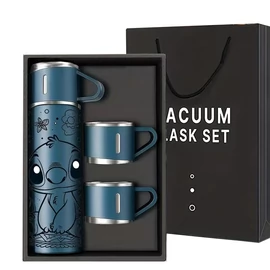 Stitch vákuum szigetelt termosz szett - rozsdamentes acél, 2 db bögre (Kék) GY6394723K