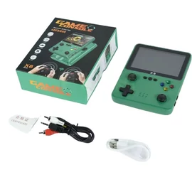 X8 Retro Kézi Játékkonzol – 4” IPS HD kijelzővel (640×480) (Zöld) X8Z