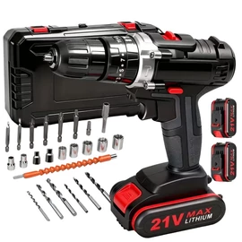 LIXADA 21V 3 az 1-ben akkus fúró- és csavarhúzókészlet VJ9052586FD