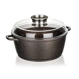 PREMIUM Dark Brown alumínium lábas – 28 cm 40055429