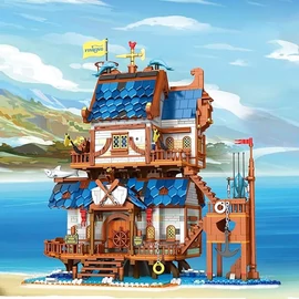 Reobrix Középkori halászház építőkészlet (2450 darabos) holm20075