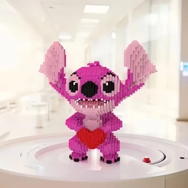 Lilo & Stitch építőkocka készlet - Rózsaszín változat CG5604998-2