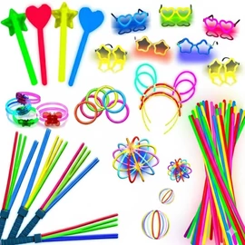 248 db-os NICEGLOW Világító Rúd Parti Készlet NW8113899