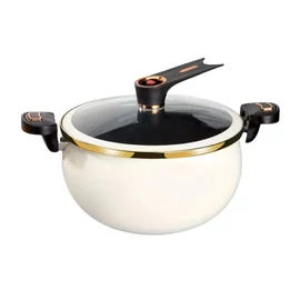 Senmeo 8L Öntöttvas Levesfazék – 28cm - Fehér UG5449762FH