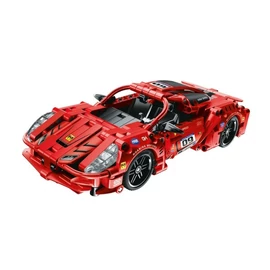 iM.Master Építőjáték Versenyautó – Piros Sportkocsi 039480