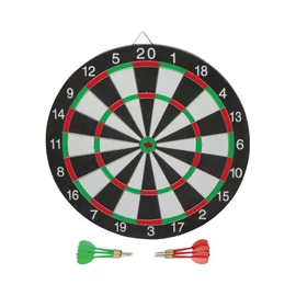Darts Készlet – 37cm-es Kétoldalas Céltábla + 6db Nyíl 047918